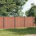 Panouri pentru gard, maro, 526x186 cm, WPC - WALTI WALTI