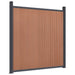 Panouri pentru gard, maro, 699x186 cm, WPC - WALTI WALTI