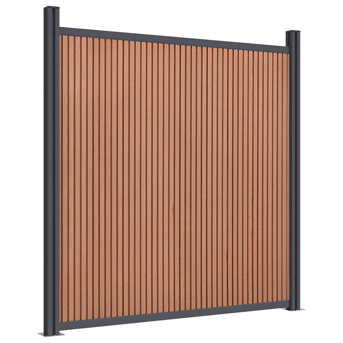 Panouri pentru gard, maro, 872x186 cm, WPC - WALTI WALTI