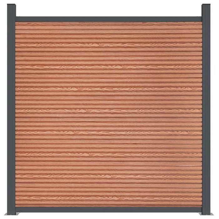 Panouri pentru gard, maro, 872x186 cm, WPC - WALTI WALTI