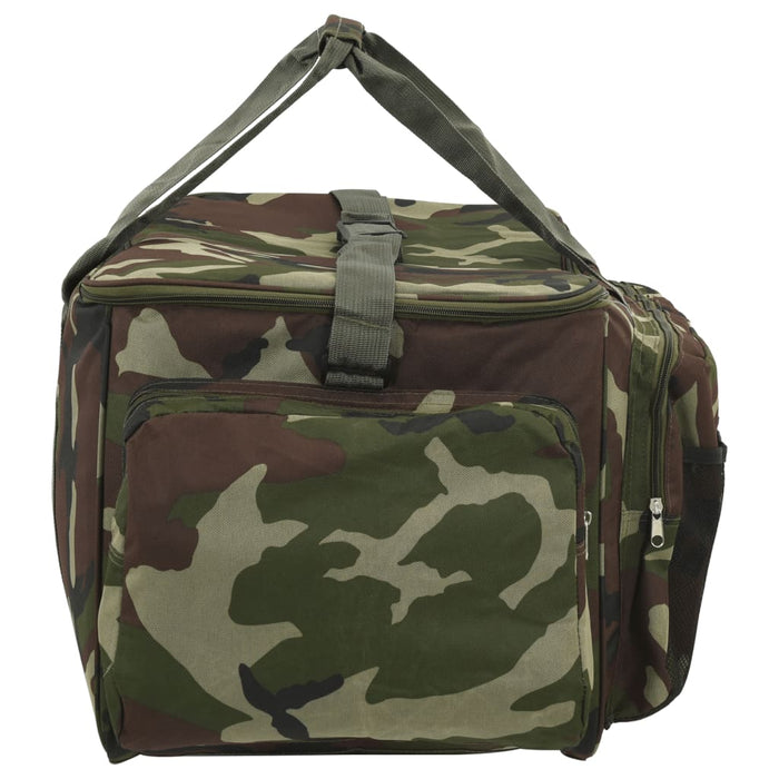 Geantă de pescuit, verde camuflaj, țesătură oxford impermeabilă - WALTI WALTI