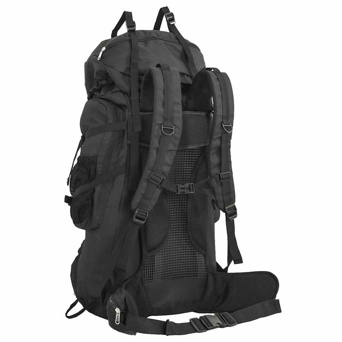 Rucsac de drumeție, negru, 60 L, țesătură oxford - WALTI WALTI