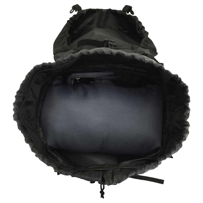 Rucsac de drumeție, negru, 60 L, țesătură oxford - WALTI WALTI