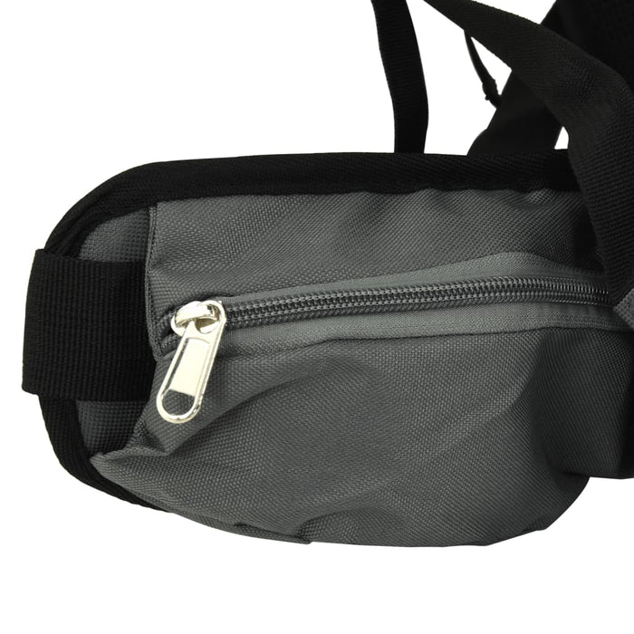 Rucsac de drumeție, gri, 60 L, țesătură oxford - WALTI WALTI