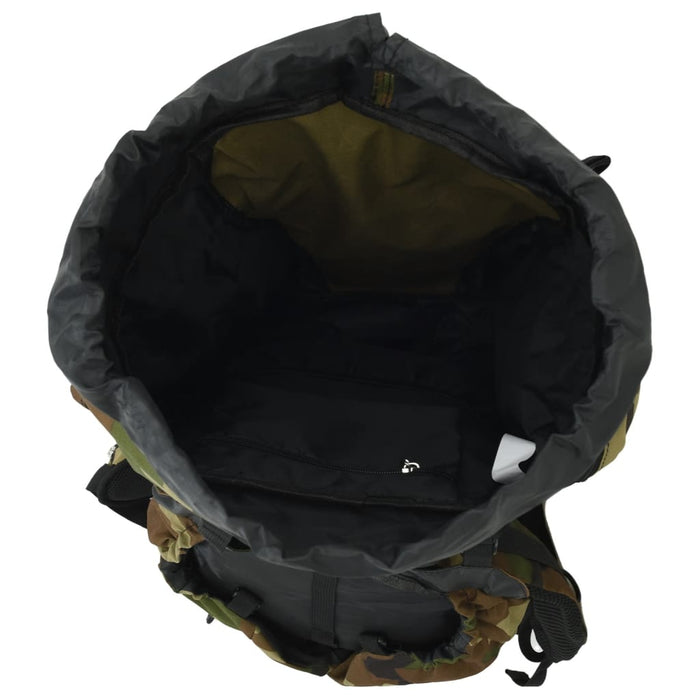 Rucsac de drumeție, verde camuflaj, 60 L, țesătură oxford - WALTI WALTI
