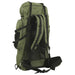 Rucsac de drumeție, verde kaki, 60 L, țesătură oxford - WALTI WALTI