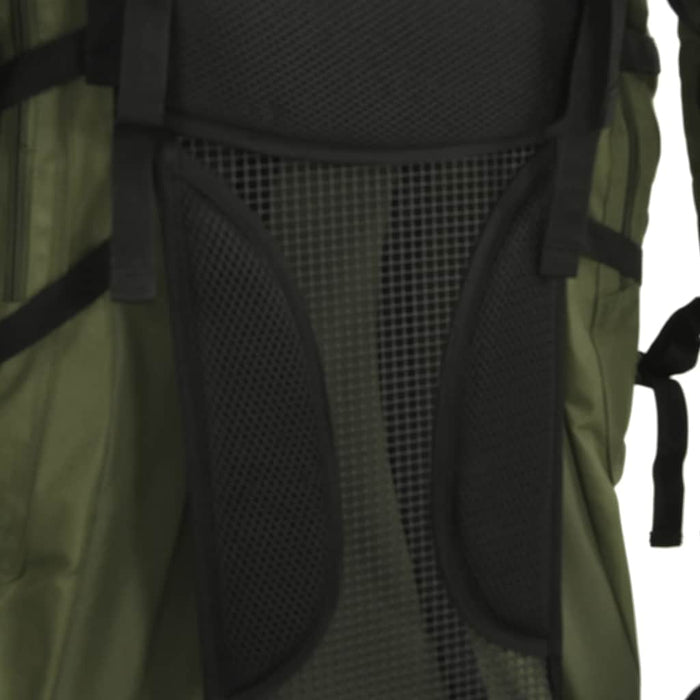 Rucsac de drumeție, verde kaki, 60 L, țesătură oxford - WALTI WALTI