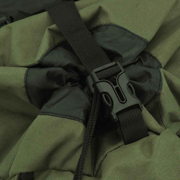 Rucsac de drumeție, verde kaki, 60 L, țesătură oxford - WALTI WALTI