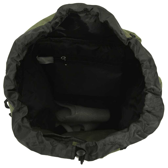 Rucsac de drumeție, verde kaki, 60 L, țesătură oxford - WALTI WALTI