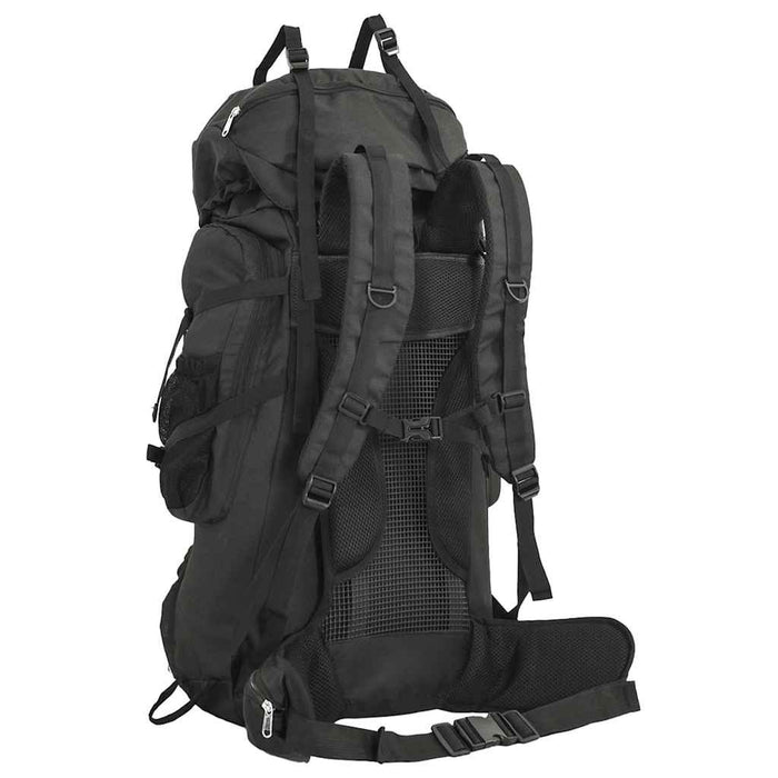 Rucsac de drumeție, negru, 80 L, țesătură oxford - WALTI WALTI