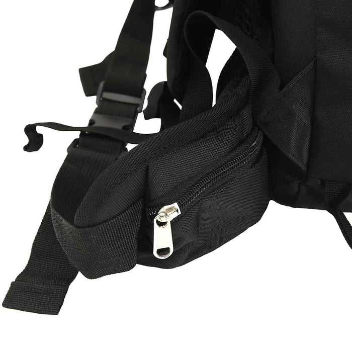 Rucsac de drumeție, negru, 80 L, țesătură oxford - WALTI WALTI