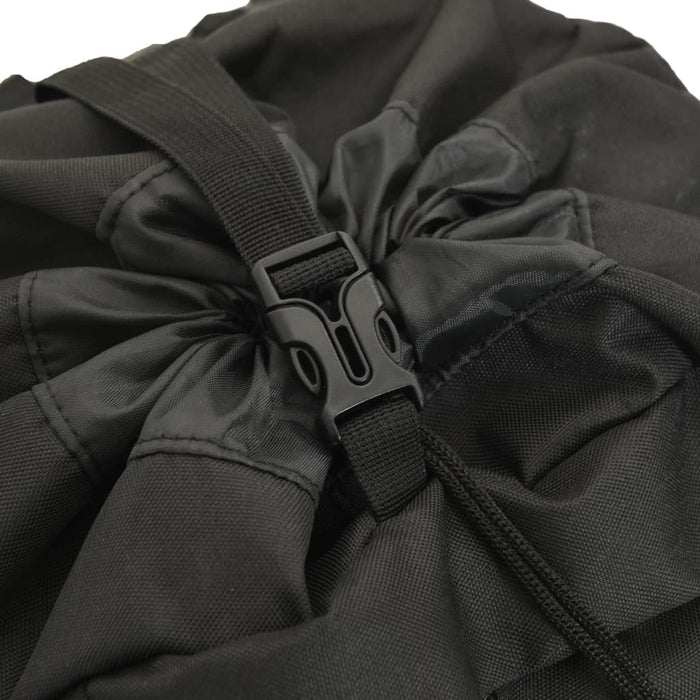 Rucsac de drumeție, negru, 80 L, țesătură oxford - WALTI WALTI