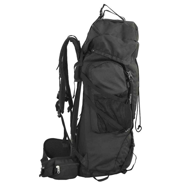 Rucsac de drumeție, negru, 100 L, țesătură oxford WALTI