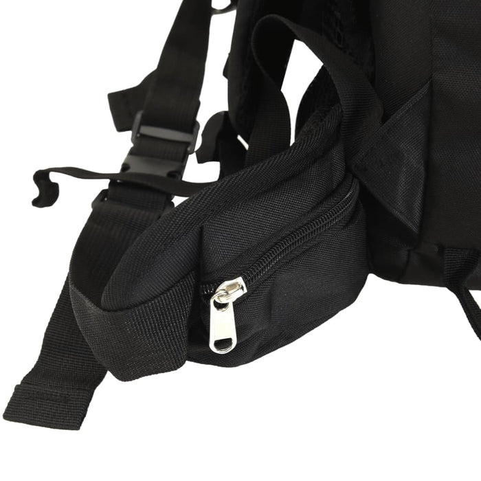 Rucsac de drumeție, negru, 100 L, țesătură oxford WALTI