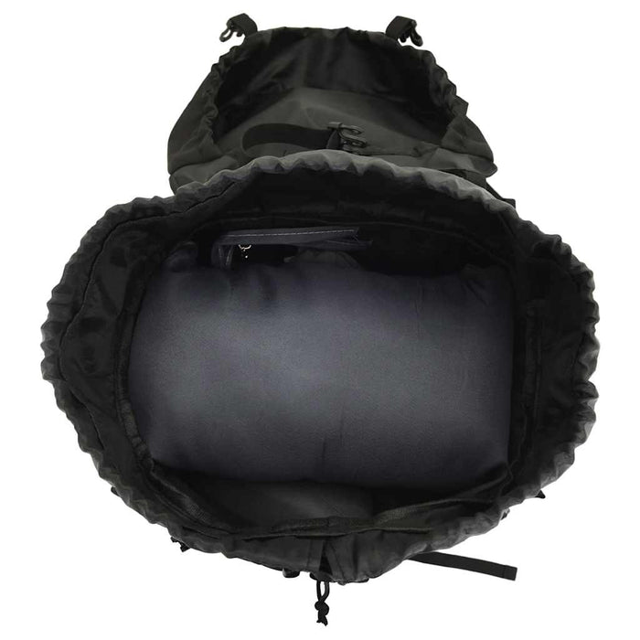 Rucsac de drumeție, negru, 100 L, țesătură oxford WALTI