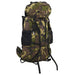 Rucsac de drumeție, verde camuflaj, 100 L, țesătură oxford - WALTI WALTI