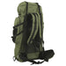 Rucsac de drumeție, verde kaki, 100 L, țesătură oxford - WALTI WALTI