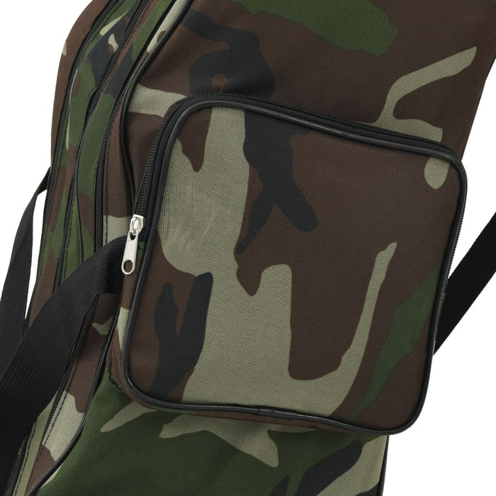 Geantă pentru undiță, verde camuflaj, 160 cm, țesătură oxford - WALTI WALTI