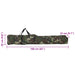 Geantă pentru undiță, verde camuflaj, 160 cm, țesătură oxford - WALTI WALTI