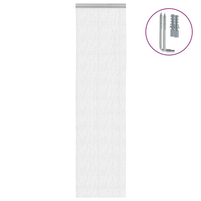 Paravan de ușă cu lanț, 56x186 cm, aluminiu - WALTI WALTI