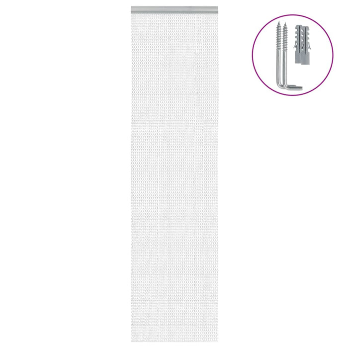 Paravan de ușă cu lanț, 56x202 cm, aluminiu - WALTI WALTI