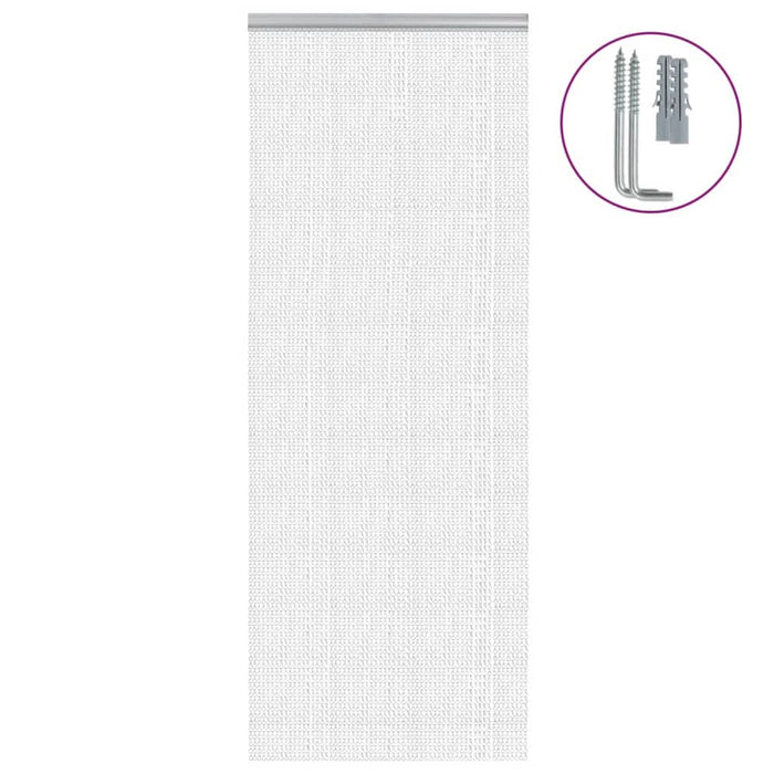 Paravan de ușă cu lanț, 80x212 cm, aluminiu - WALTI WALTI