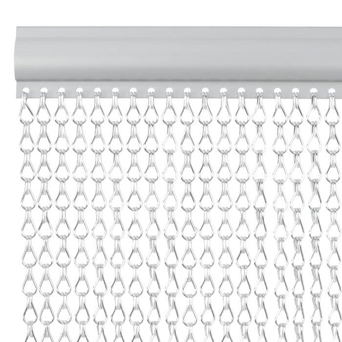 Paravan de ușă cu lanț, 100x212 cm, aluminiu - WALTI WALTI