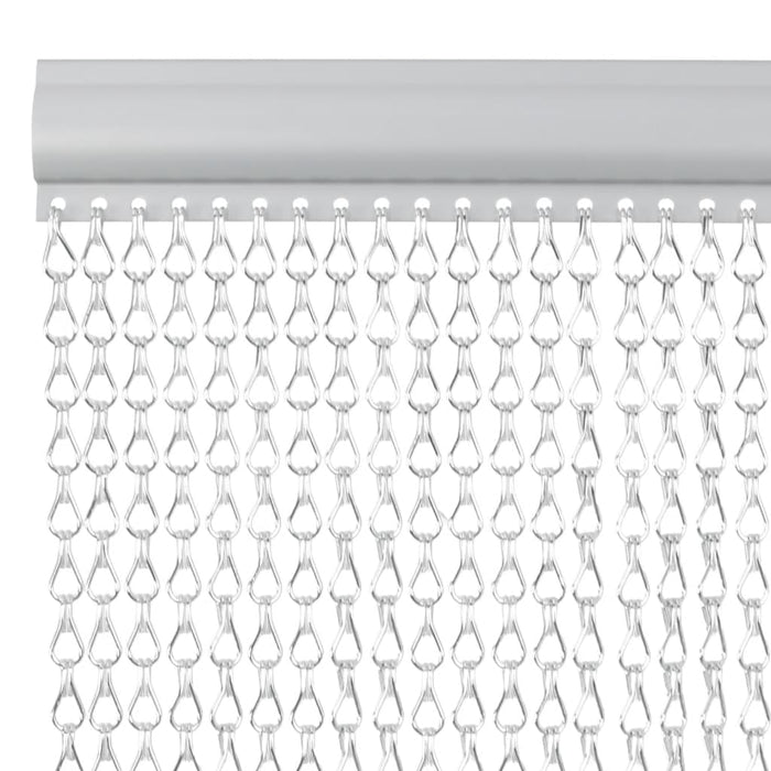Paravan de ușă cu lanț, 100x226 cm, aluminiu - WALTI WALTI