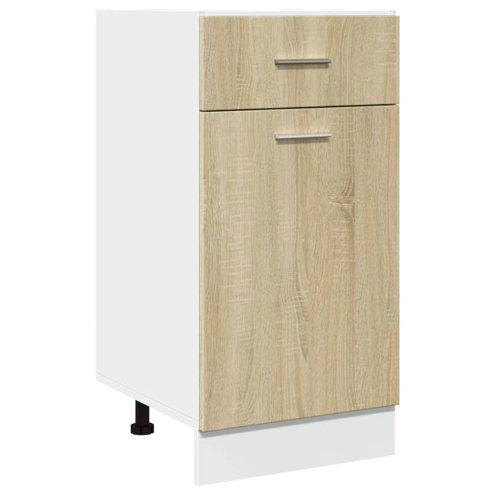 Dulap inferior cu sertar “Lyon”, stejar Sonoma, 40x46x81,5 cm WALTI