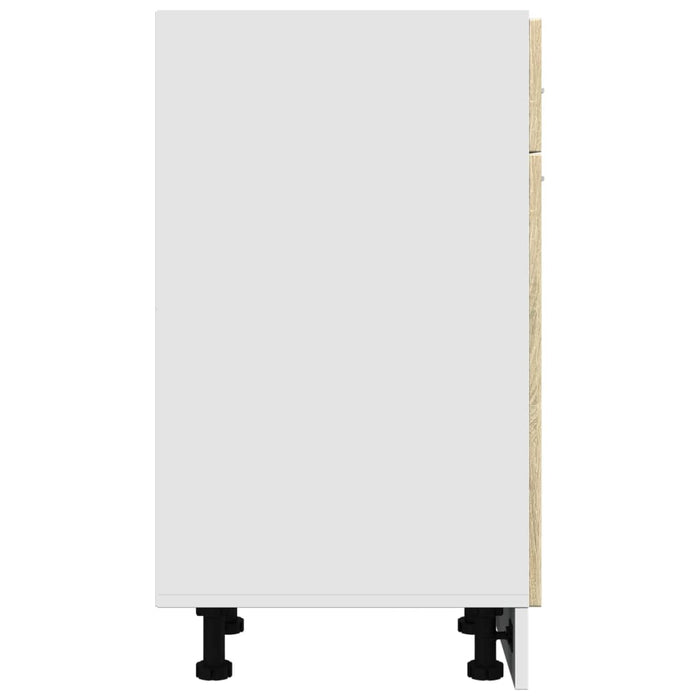 Dulap inferior cu sertar “Lyon”, stejar Sonoma, 40x46x81,5 cm WALTI