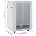 Dulap server, picioare pivotante, 18U, 19" IP20 60x45x86 cm - WALTI WALTI