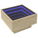 Măsuță de cafea cu LED stejar sonoma 50x50x30 cm lemn prelucrat - WALTI WALTI