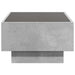 Măsuță de cafea cu LED, gri beton, 70x50x30 cm, lemn prelucrat - WALTI WALTI