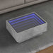 Măsuță de cafea cu LED, gri beton, 70x50x30 cm, lemn prelucrat - WALTI WALTI