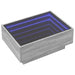 Măsuță de cafea cu LED sonoma gri 70x50x30 cm lemn prelucrat - WALTI WALTI
