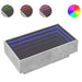 Măsuță de cafea cu LED, gri beton, 90x50x30 cm, lemn prelucrat - WALTI WALTI