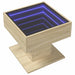 Măsuță de cafea cu LED stejar sonoma 50x50x45 cm lemn prelucrat - WALTI WALTI