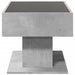 Măsuță de cafea cu LED, gri beton, 70x50x45 cm, lemn prelucrat - WALTI WALTI