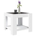 Măsuță de cafea cu LED, alb, 53x53x45 cm, lemn prelucrat - WALTI WALTI
