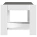 Măsuță de cafea cu LED, alb, 53x53x45 cm, lemn prelucrat - WALTI WALTI