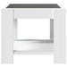 Măsuță de cafea cu LED, alb, 53x53x45 cm, lemn prelucrat - WALTI WALTI