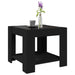 Măsuță de cafea cu LED, negru, 53x53x45 cm, lemn prelucrat - WALTI WALTI