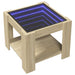 Măsuță de cafea cu LED stejar sonoma 53x53x45 cm lemn prelucrat - WALTI WALTI