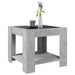 Măsuță de cafea cu LED, gri beton, 53x53x45 cm, lemn prelucrat - WALTI WALTI