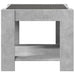 Măsuță de cafea cu LED, gri beton, 53x53x45 cm, lemn prelucrat - WALTI WALTI