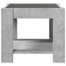 Măsuță de cafea cu LED, gri beton, 53x53x45 cm, lemn prelucrat - WALTI WALTI