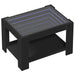 Măsuță de cafea cu LED, negru, 73x53x45 cm, lemn prelucrat - WALTI WALTI