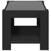 Măsuță de cafea cu LED, negru, 73x53x45 cm, lemn prelucrat - WALTI WALTI