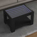 Măsuță de cafea cu LED, negru, 73x53x45 cm, lemn prelucrat - WALTI WALTI