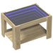Măsuță de cafea cu LED stejar sonoma 73x53x45 cm lemn prelucrat - WALTI WALTI